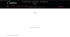 Desktop Screenshot of cornelissenfarms.com